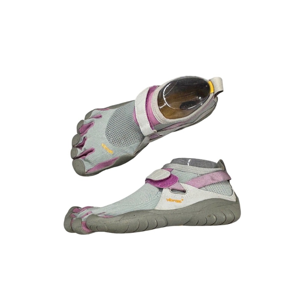 Vibram FiveFingers KSO Grey Pink Minimalist Toe Shoes Womens EU 39 US 8
